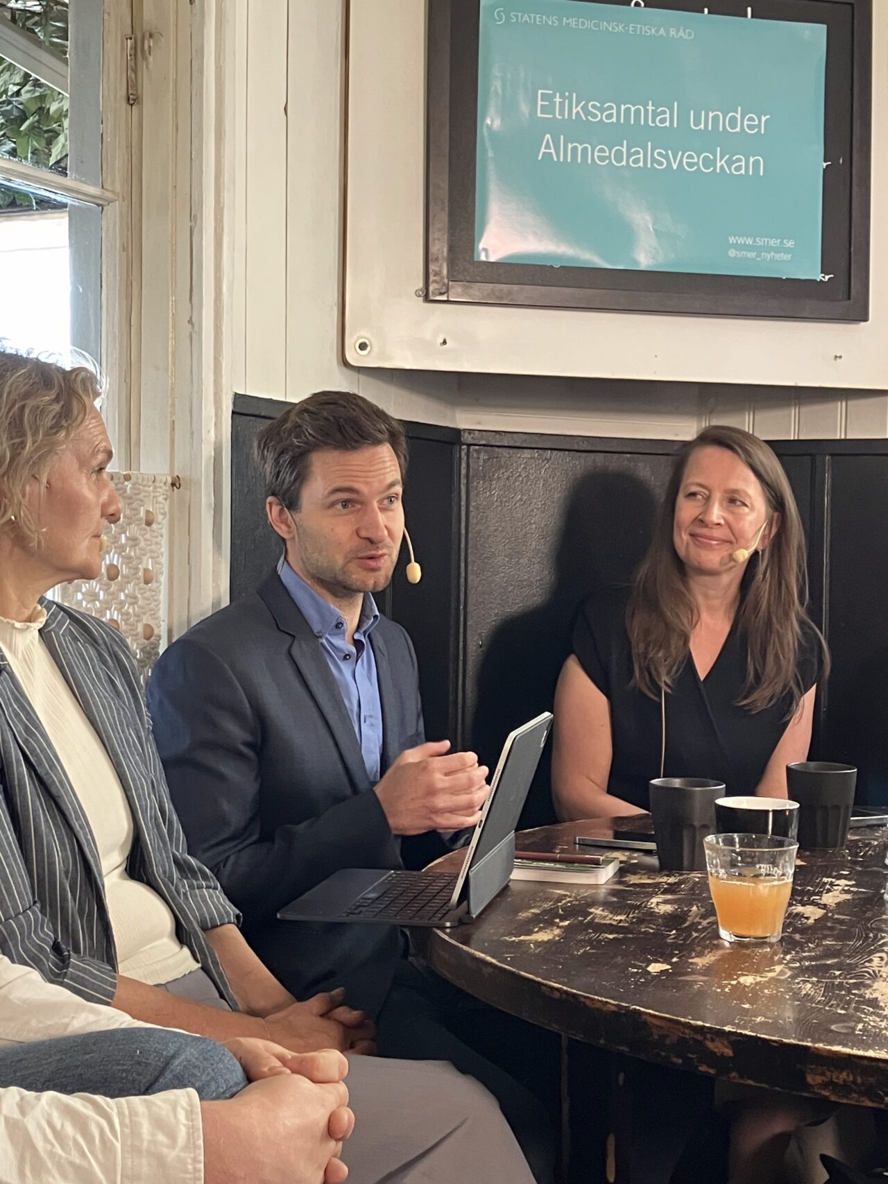 Titti Mattsson, Linus Petersson och Lotta Eriksson